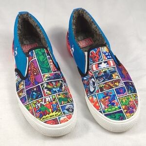 Marvel Ground Up Super Hero Avengers Slip-on Mens Shoes‎ Size 11.5